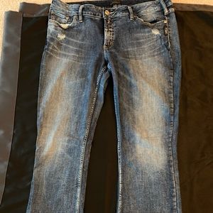 Silver bootcut jeans